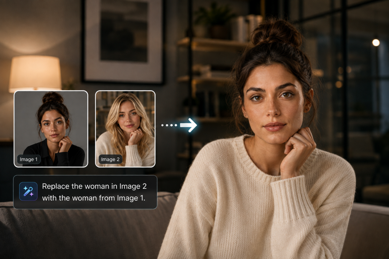 How to face swap pictures with AI